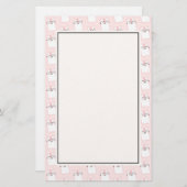 Niedliches Schlafkatzenmuster Briefpapier (Vorne/Hinten)