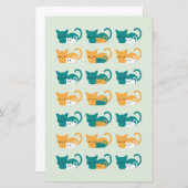 Niedliches Schlafkatzenmuster III (Vorne/Hinten)