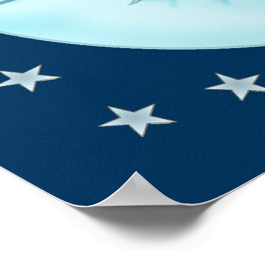 Niedliches Schlafmodemposter Poster (Ecke)