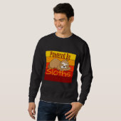 Niedliches Schlafsack-Nickerchen mit Powered Sloth Sweatshirt (Vorne ganz)