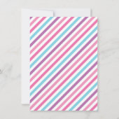 Niedliches Schlafsäugchen Kinderdusche Einladung (Rückseite)