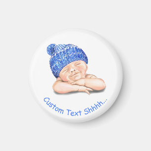 Niedliches Schlafsüß-Lächeln Happy Baby - individu Magnet