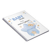 Niedliches Schlafteddy Bear Baby Shooting Notebook Notizblock (Rechte Seite)