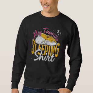 Niedliches Schlaftier mein Lieblings-Schlaf-Hamste Sweatshirt