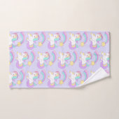 Niedliches Schlafunkorr mit farbenfroher Shooting Badhandtuch Set (Handtuch)