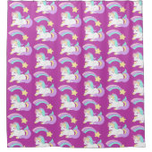 Niedliches Schlafunkorr mit farbenfroher Shooting Duschvorhang (Vorderseite)