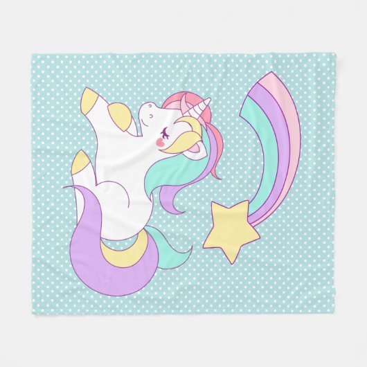 Niedliches Schlafunkorr mit farbenfroher Shooting Fleecedecke (Vorderseite (Horizontal))