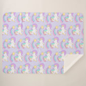 Niedliches Schlafunkorr mit farbenfroher Shooting  Sherpadecke (Vorderseite (Horizontal))