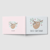 Niedliches Schlafzimmertuch Tier- und Namensdusche Gästebuch (Voll)