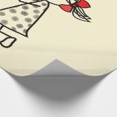 Niedliches Schleifpapier Geschenkpapier (Ecke)