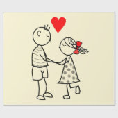 Niedliches Schleifpapier Geschenkpapier (Flach)