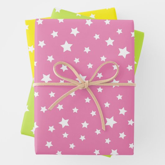 Niedliches Schleifpapier Geschenkpapier Set (Beispiel)
