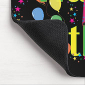 Niedliches schlichtes bunt fröhliches Geburtstag Mousepad (Ecke)