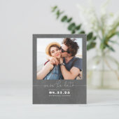Niedliches schlichtes und elegantes Save the Date (Stehend Vorderseite)