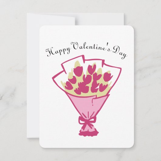 niedliches, schlichtes Valentin, Sweet for Couple Mitteilungskarte (Rückseite)