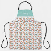 Niedliches Schlitzmuster Schürze (Vorderseite)