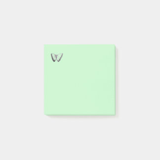 Niedliches Schmetterlingsdesign hellgrüne Post-it- Post-it Klebezettel