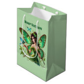 Niedliches Schmetterlingsmärchen, anpassbares Part Mittlere Geschenktüte (Vorderseite Schrägansicht)