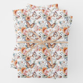 niedliches Schmetterlingsmuster Geschenkpapier Set (Beispiel)