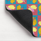Niedliches Schmetterlingsmuster Mousepad (Ecke)