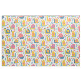 Niedliches Schneckekindermuster Stoff (Fat Quarter (45,7 x 55,9 cm))