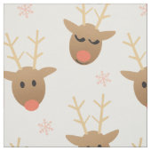 Niedliches Schneeflocken-Muster Stoff (Muster)