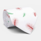 Niedliches Schneeflocken Wreath Xmas Baum Rotes gr Krawatte (Gerollt)