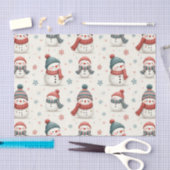 Niedliches Schneemobil Seidenpapier (Handwerk)