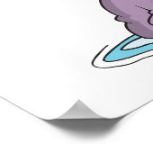 niedliches Schnorcheln Poster (Ecke)