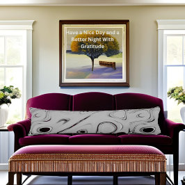 Niedliches, schönes ash-graues Kunstdesign Seitenschläferkissen