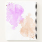 Niedliches schönes Roller Girl Spiral Notebook Notizblock (Rückseite)