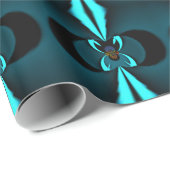 Niedliches, schönes und schönes blaues Schild Phan Geschenkpapier (Rolleneckpunkt)