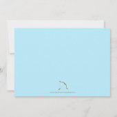 Niedliches schottisches einladung (Rückseite)