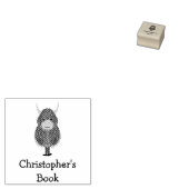 Niedliches schottisches Highland-Cow-Buchzeichen Gummistempel (Stempel)
