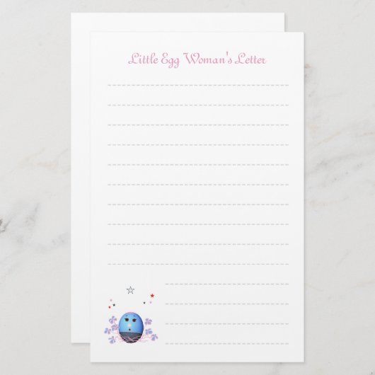 Niedliches Schreibpapier für Kinder Briefpapier (Vorne/Hinten)