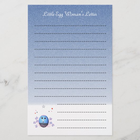 Niedliches Schreibpapier für Kinder Briefpapier (Vorderseite)