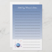 Niedliches Schreibpapier für Kinder Briefpapier (Vorne/Hinten)