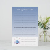 Niedliches Schreibpapier für Kinder Briefpapier (Stehend Vorderseite)