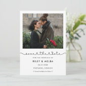 Niedliches Schriftart-Save the Date-Foto Save The Date (Stehend Vorderseite)