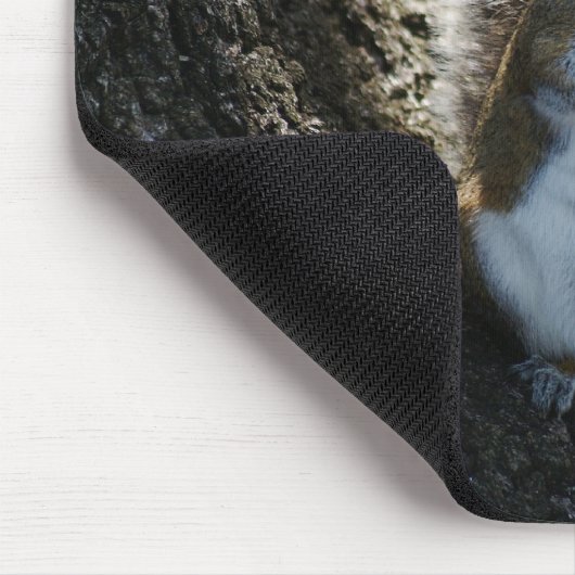 Niedliches, schüchternes Eichhörnchen mousepad (Ecke)