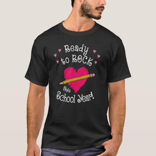 Niedliches Schuljahr T-Shirt (Vorderseite)