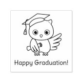 Niedliches Schüssel in einem Abschluss mit einem S Permastempel (Design)