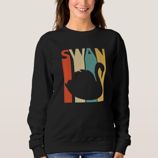 Niedliches Schwanentier Sweatshirt (Vorderseite)