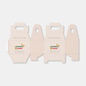 Niedliches Schwarz gestapelte Storybooks Brautpart Geschenkschachtel (Ungefaltet)