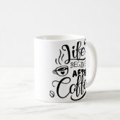 Niedliches Schwarz Kaffeetasse (VorderseiteRechts)