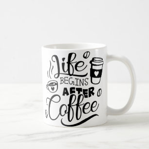 Niedliches Schwarz Kaffeetasse