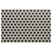 Niedliches Schwarz-Katze-Muster Stoff (Yard (91,4 cm))