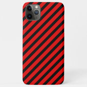 Niedliches Schwarz-Rot-Muster Case-Mate iPhone Hülle (Rückseite)