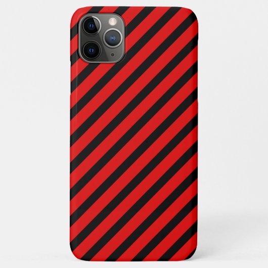 Niedliches Schwarz-Rot-Muster Case-Mate iPhone Hülle (Rückseite)