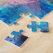 Niedliches Schwarz-Weiß-Katzen Weihnachtsgeschenk Puzzle (Seite)